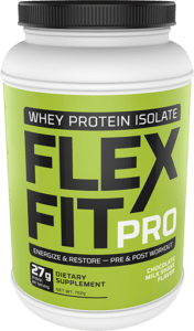 Flex Fit Pro Chocolate Milkshake Flavor Whey Powder Package